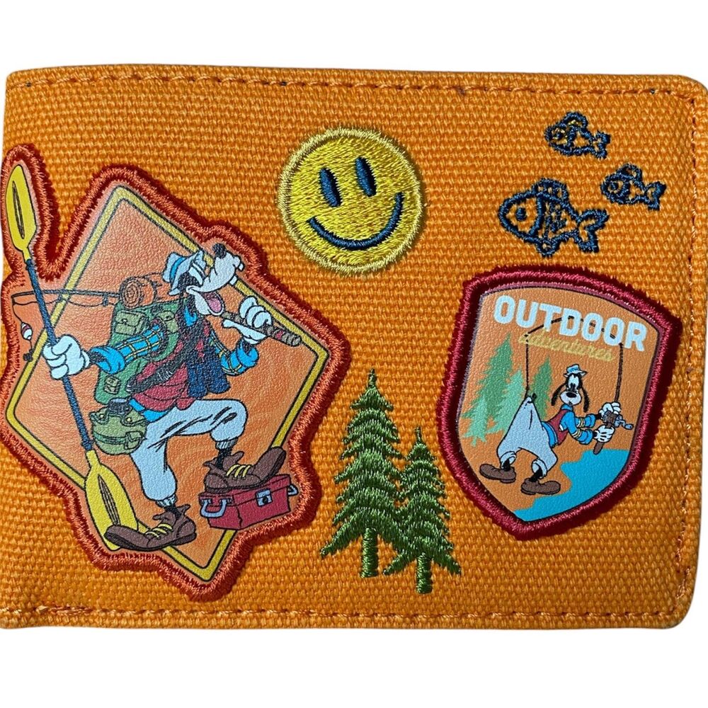 Loungefly Disney Wallet Goofy Movie Camping Adventures Patches Collectible New